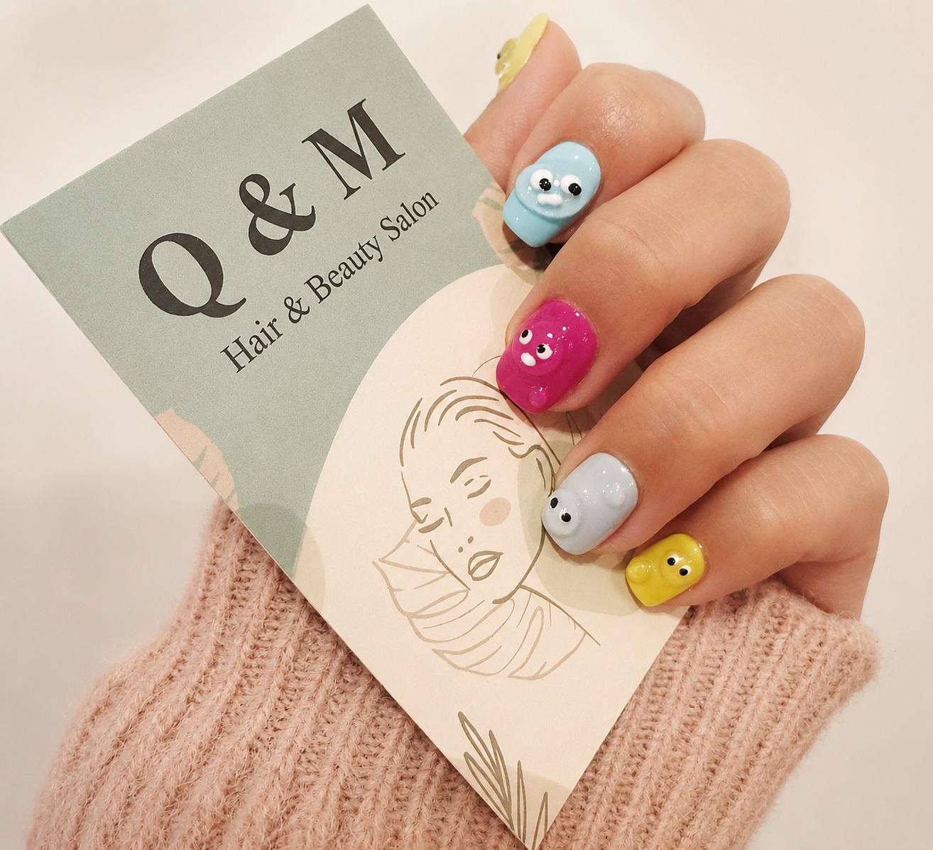 Q & M Hair & Beauty Salon storefront on Capel Street